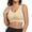 D689/Beige, variant on Womens Bras Women's Front Side Buckle Lace Edge No Underwire Movement Seamless Gathering Adjustment Yoga Sleep Large Bra Comfy