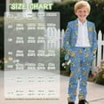 thumbnail image 7 of Xoenoiee Dinosaur Soccer Basketball Baseball Star Print Boys Suits Set 2 Pieces Slim Fit Suit Formal Kids Suit Toddlers Teen Youth Tuxedos Suit, 11-12 Years, 7 of 7