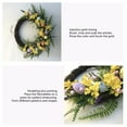 thumbnail image 3 of BZPIZ Flash Deals Wreaths for Front Door Blooming Artificial Flowers Front Door Wreath, Spring Summer Wreath Outdoor Floral Door Decor for Home Wall Wedding Farmhouse, 3 of 6