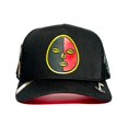thumbnail image 2 of VAGO Style ELEGGUA Gorra Artesanal Negra Visera Curva, 2 of 5