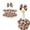 B, variant on Sruoe Christmas Porch Goose Outfits, 23 Inch Porch Goose Clothes, Goose Clothes Dress, Duck Sculpture Clothes for Lawn Statue Cement Statue Yard Patio Party Decoration
