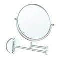 thumbnail image 2 of TISHITA Double Sided Wall Mount 3X Magnifying Cosmetic Shaving Swivel Mirror Matte, 2 of 2