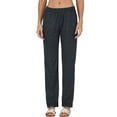 thumbnail image 4 of Stylore Two Piece Pajamas Set Soft Short-Sleeve Top Pants Loungewear Black L, 4 of 6