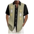 thumbnail image 1 of Playeras Lisas Para Hombre, Moda De Verano Para Hombre, Informal, Playero, Estampado Digital 3D, Solapa, Botón, Camisa De Manga Corta, Camiseta Hawaiana, 1 of 4