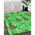 thumbnail image 2 of Ahgly Company Indoor Rectangle Patterned Dark Lime Green Area Rugs, 2' x 3', 2 of 6