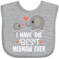 thumbnail image 3 of Inktastic Best Meemaw Ever Grandkids Gift Boys or Girls Baby Bib, 3 of 4