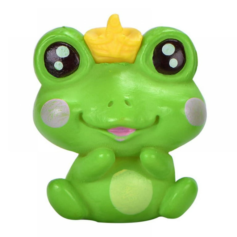 6pcs Resin Statue Mini Frogs, Miniature Figurines Fairy Garden Accessories  Animals Model Moss Micro L… in 2023