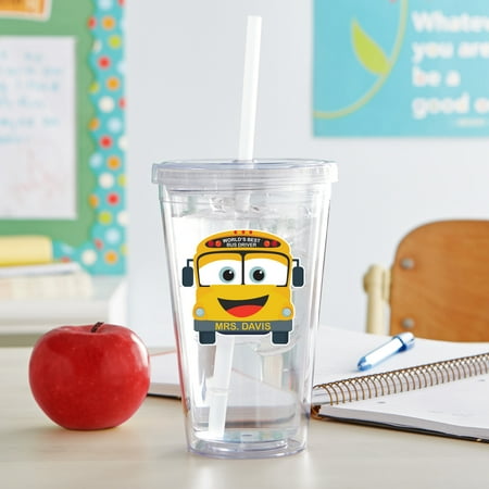 Personalized Best Bus Driver Tumbler (Best Vibratory Case Tumbler)