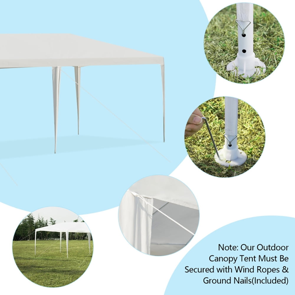 Aimee Lii 10 x 30 Feet Canopy Tent with 5 Removable Sidewalls for Party Wedding BBQ Events Aimee Lii 10 x 30 Feet Canopy Tent with 5 Removable Sidewalls for Party Wedding BBQ Events