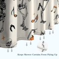 thumbnail image 6 of Halloween Dancing Skeletons Shower Curtain 72"x84" ,Bathroom Decorative Shower Curtains Set with 12 Hooks,Modern Waterproof Washable Shower Curtain, 6 of 6
