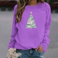 thumbnail image 2 of DianGeFu Hoodies for Women Plus Size Long 2024 Christmas Fashion Casual Save Up Under 50%(Purple,M), 2 of 4