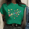 thumbnail image 3 of Camiseta con estampado del regimiento Heartstopper para mujer, camisa informal de cuello redondo personalizada, nueva moda, 3 of 5
