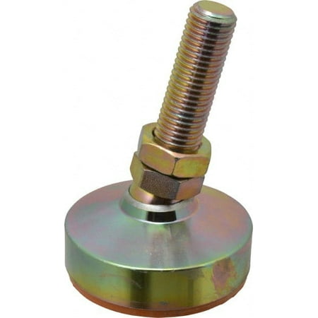 

Gibraltar 11800 Lb Capacity 1-8 Thread 6 OAL Zinc Stud Studded Socket Mount Leveling Mount 3-1/2 Stud Length 4 Base Diam Zinc Pad 1-3/8 Hex