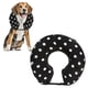 thumbnail image 5 of Collar De Cono Para Mascotas, Collar Inflable De Recuperación Para Mascotas, Felpa Corta, Cómodo, Ligero, Plegable Para Gatos Para Después De La Cirugía ANGGREK Puntos Blancos y Negros S, 5 of 8