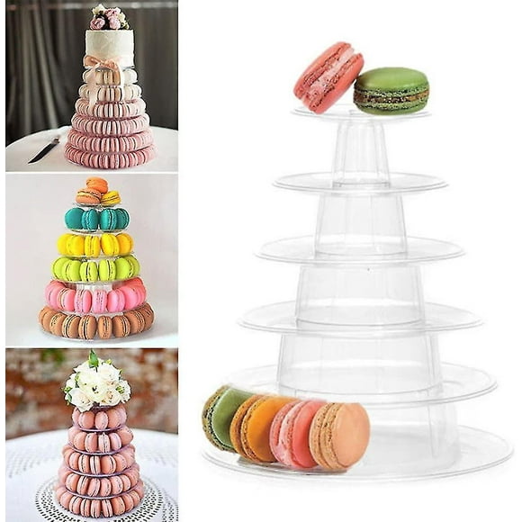 6 Tier Macaron Tower Display Stand, For Christmas Wedding Birthday Party Decor