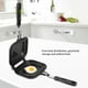 thumbnail image 5 of Sartén tostadora multifuncional de doble cara para desayuno Tostadora Sartén antiadherente Waffle Maker para Chaffles, Paninis, Hash Browns, o cualquier desayuno, almuerzo y merienda Ecomeon  no, 5 of 5
