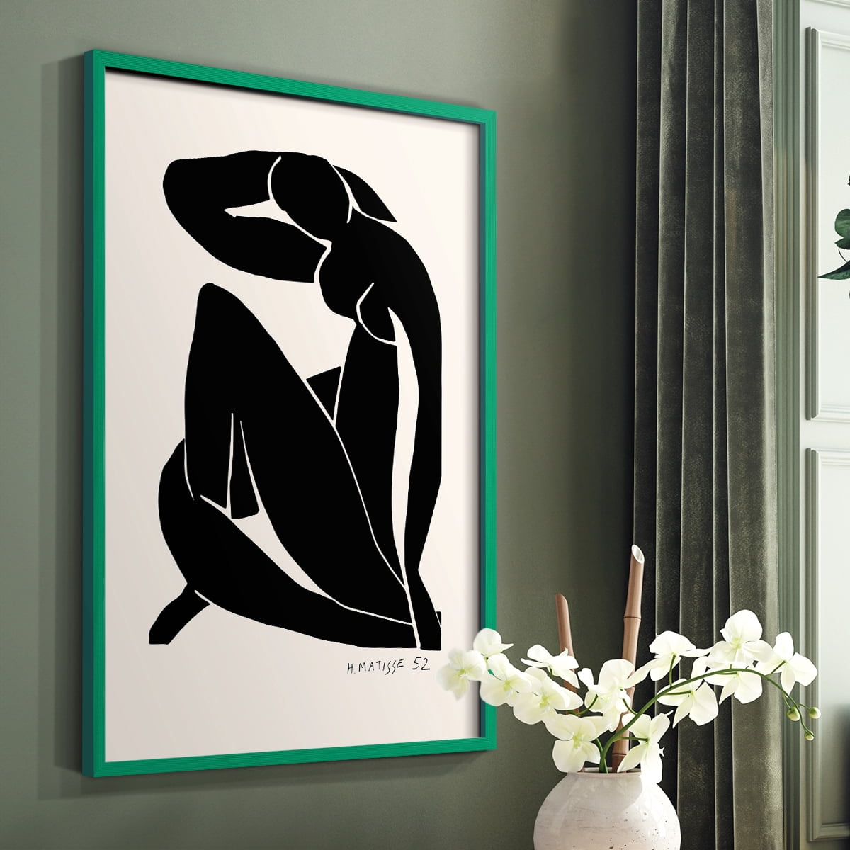 Matisse CCVII in Solid Wood 11 x 14 Framed Print