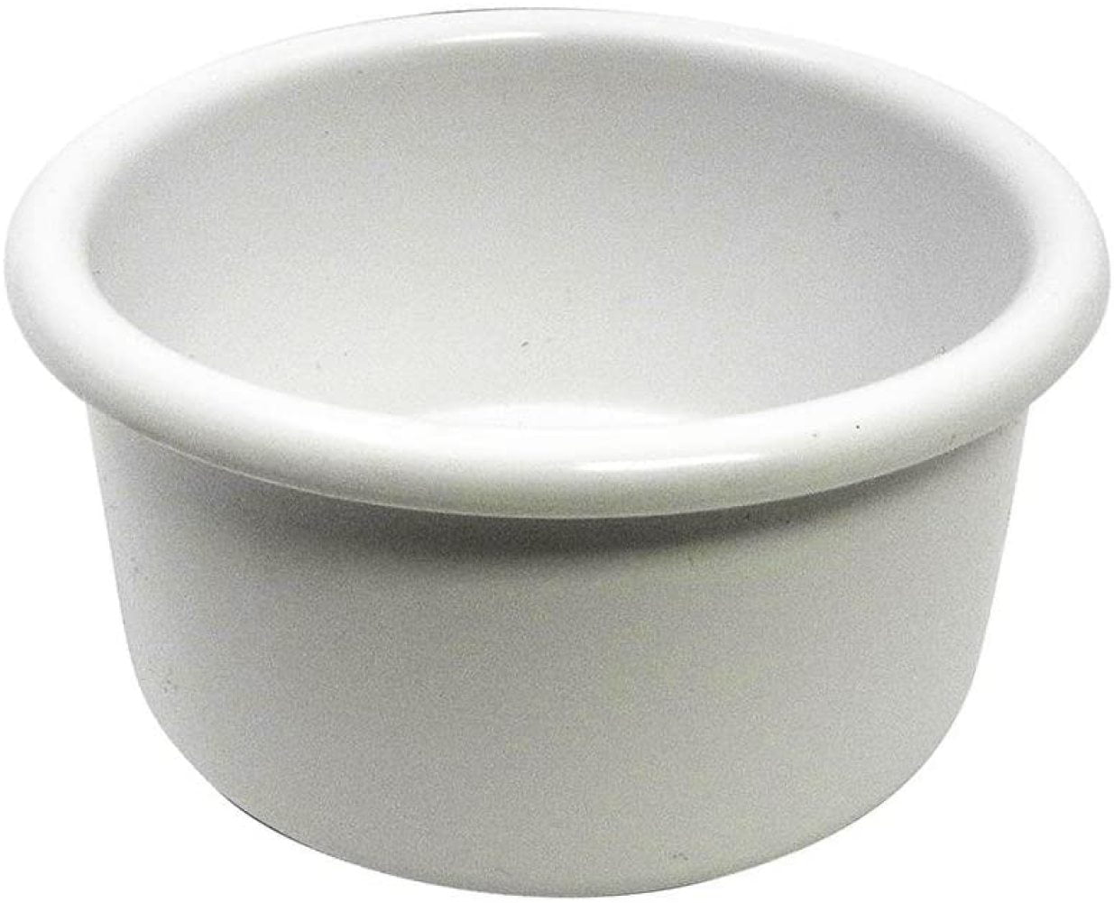 A&H Tool & Die Crock-Style Plastic Bird Dish White 28 oz 6-inch 