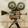 thumbnail image 2 of Popp, Grace 12x12 White Modern Wood Framed Museum Art Print Titled - Vintage Reel II, 2 of 4