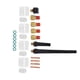 thumbnail image 4 of TIG Collets Glass Cups, Replacement Parts 21Pcs Welding Torch Kit  For WP-9 20 25 Model ANGGREK Welding Torch Consumables, 4 of 8