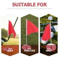 thumbnail image 3 of EeaseCA 1 Set Golf Flag Golf Hole Cup Tray Golfing Practice Target Flag Golf Training Supplies, 3 of 7