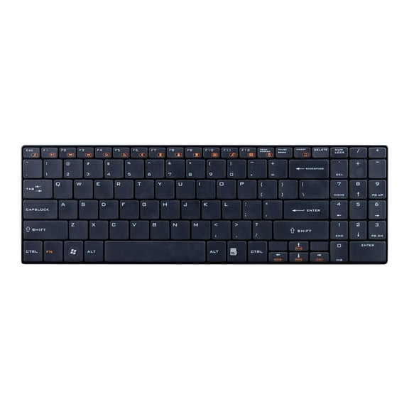 Man & Machine Its Cool Keyboard, Open Style, Washable, Value Keyboard, Quick Disconnect USB ITSC/B5 - Black