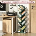 thumbnail image 6 of 10-Tier Deep Green Evergreen Storage Tree - Organized Christmas Cheer for Any Room, Tree Bookshelf for Living Room, 6 of 8