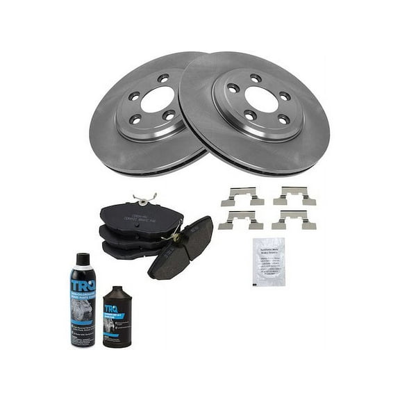Rear Brake Pad and Rotor Kit - Compatible with 2000 - 2005 Jaguar S-Type 2001 2002 2003 2004