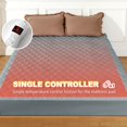 thumbnail image 3 of JEAREY Temperature Regulating Quilted Electric Heated Mattress Pad Twin - Gray, 3 of 5