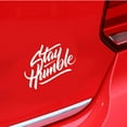 thumbnail image 3 of Opvise Stay Humble Letters Reflective Car Vehicle Body Window Decals Sticker Decoration, 3 of 7