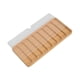 thumbnail image 3 of Organizador de correas de reloj de madera, resistente al polvo, ahorra espacio, estuche de almacenamiento para correas de reloj 9 cuadrícula, 3 of 9