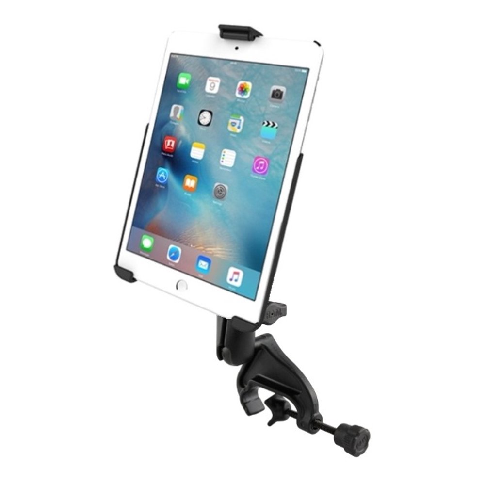 Heavy Duty Yoke Clamp Aircraft Airplane Mount Holder fits Apple iPad