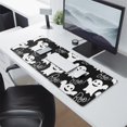 thumbnail image 2 of Long Mouse Pads for Desk,Smiling Ghosts Halloween Pattern Desk Mats on Top Of Desks, Desk Mouse Pad Extra Large with 3mm Non-Slip Base and Stitched Edge for Gaming,Office,Work,Home 31.5x11.8in, 2 of 5