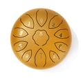 thumbnail image 4 of Steel Tongue Drum 11 Tone Hand Pan Tank Drum Instrumento de percusión (Oro) Likrtyny Para Estrenar, 4 of 9