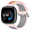 F-Pink/Colorful, variant on Rainbow Bands Compatible with Fitbit Versa 3/Versa 4/Fitbit Sense/Sense 2,Silicone Straps Replacement for Fitbit Versa 3/Versa 4/Fitbit Sense/Sense 2(Black/Rainbow)