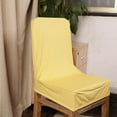 thumbnail image 2 of Cubierta Del Taburete De La Barra De La Cubierta De La Silla Del Respaldo Del Short Del Estiramiento Del Spandex 2xyellow Macarena Funda de la silla del comedor, 2 of 3