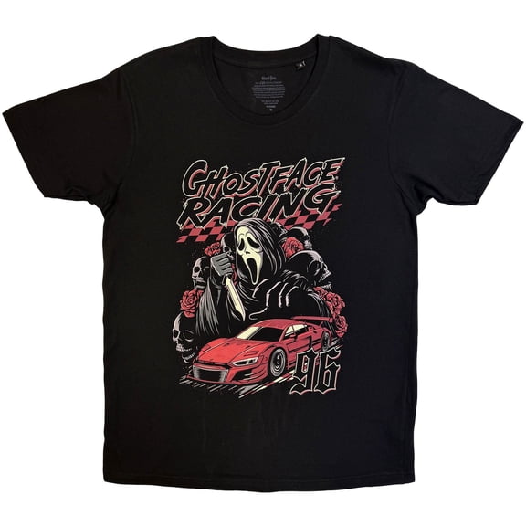 Ghostface Unisex T-Shirt: Racing 96 (Black)