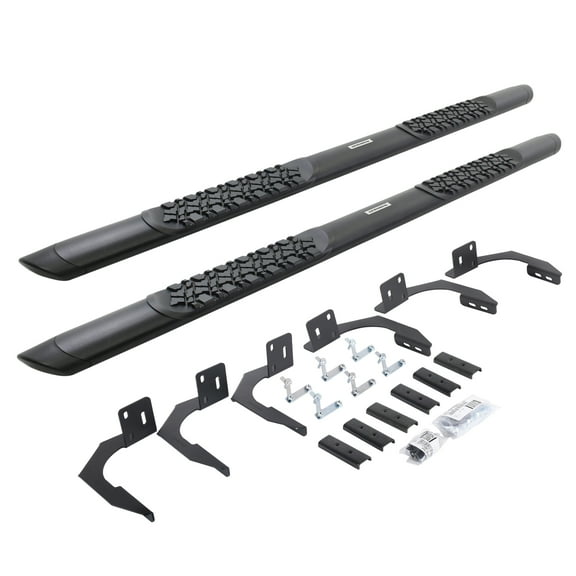 Go Rhino V3410687T V-Series V3 Aluminum Side Steps and Mounting Brackets Kit - Textured Black For 09-24 Ram 3500, Ram 2500, 1500, 3500, Ram 1500, 2500 Fits select: 2009-2012 DODGE RAM 1500