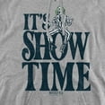 thumbnail image 2 of Beetlejuice Its Showtime Text Unisex Adult Pull-Over Hoodie,Athletic Heather, X-Large, 2 of 6