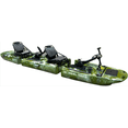 thumbnail image 2 of 14ft Reel Yaks Raider Modular Kayak | Go Tandem or Solo | Propeller Drive Pedal Fishing Kayak | 530lbs Capacity | 3 Piece, 2 of 5