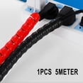 thumbnail image 2 of 1PCS Black Hydraulic Hose Guard/Cable Protection/Spiral Wound 5m D-8/10/12mm, 2 of 8