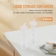 thumbnail image 4 of 2 Piezas Garrafas de Agua de PláStico de 1 L con Tapas Abatibles Blancas, Jarras Inastillables Reciclables y de Alimenticio, Tarro de Jugo, 4 of 5