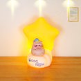 thumbnail image 3 of Sunjoy Tech Night Light Creative Shape Non Glaring Soft Lighting Adorable Appearance Energy saving Eye Cartoon Star Moon LED Lamp Baby Sleeping Child Toy Home Supplies, 3 of 8