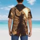 thumbnail image 4 of Fotbe Egyptian Cat Pharaoh Magic Camisa Hawaiana para Hombre Unisex – Camisa Casual de Verano con Botones de Manga Corta de Algodón y Lino,Large, 4 of 7