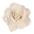thumbnail image 4 of Flor de arpillera Strade Fareast Limited decoración de boda cabeza de flor artesanal 10cm, 4 of 5