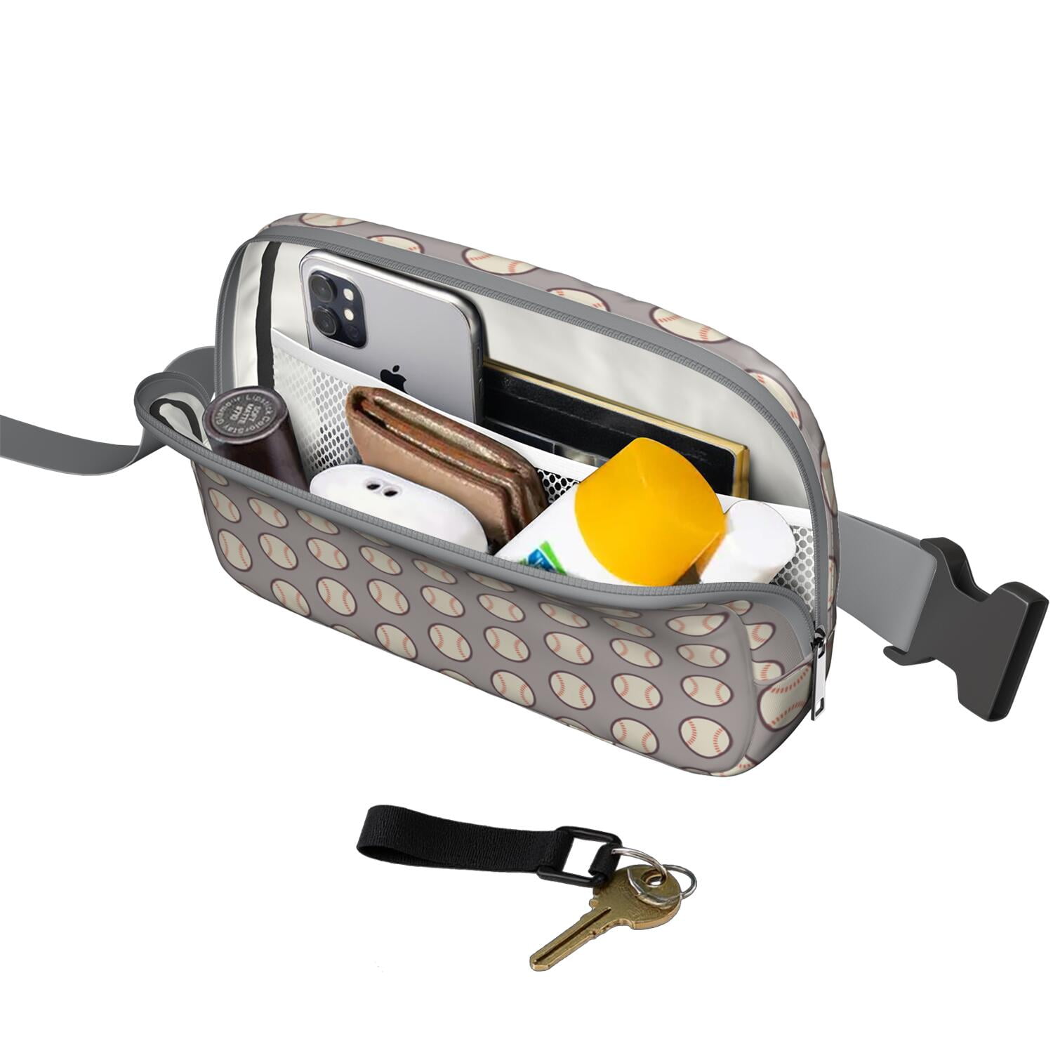 Game-On Crossbody Bag – Sports Print Fanny Pack for Teens, Boys, and Young Athletes Who Love to Play