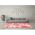 thumbnail image 3 of Ahgly Company Machine Washable Indoor Rectangle Oriental Red Modern Area Rugs, 4' x 6', 3 of 4