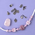 thumbnail image 5 of Cousin DIY Splatter Glass Bead Strand, Pink, Purple, Unisex, for Adults, Item 553998726, 100 Pieces, 5 of 8