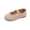 Beige, variant on Toddler Girls Princess Flat Shoes, Non Slip Soft Comfort Sole Slip On Lightweight Dress Footwear for Everyday Use Mint Green 7-8 Years