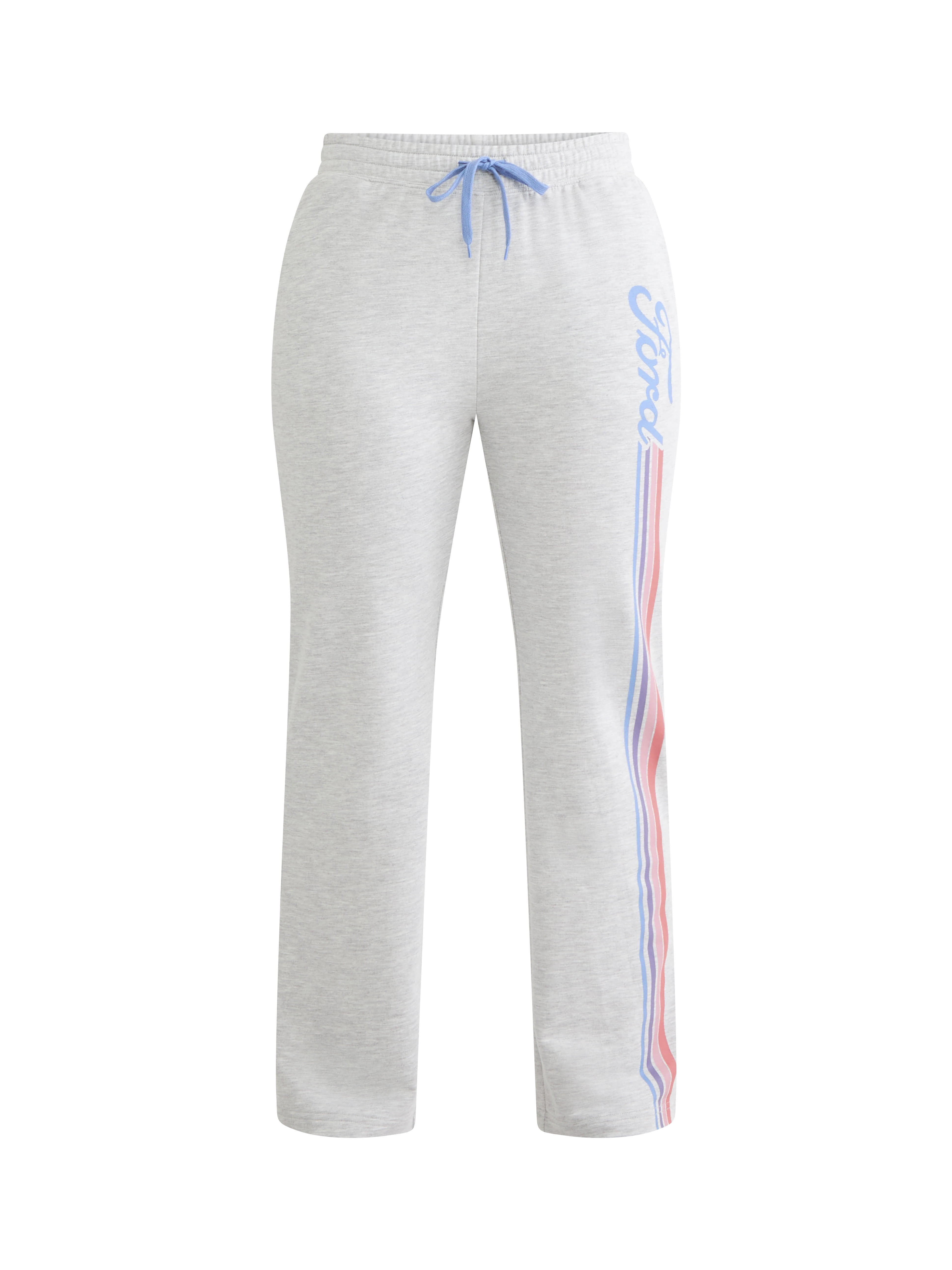Ford Bronco Women's French Terry Graphic Wide Leg Sweatpants, Sizes XXS-XXL